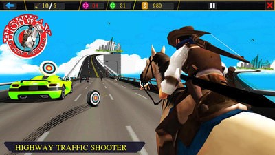 公路箭手跑酷截图1