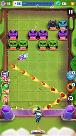 弹球射击进击僵尸截图2