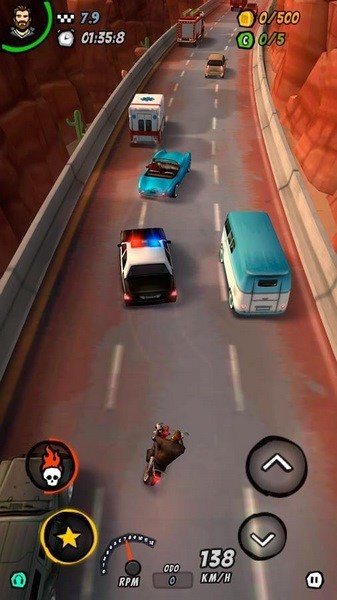 摩托赛车2公路燃烧截图1