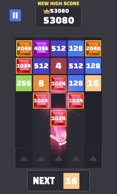 2048合并数字截图3
