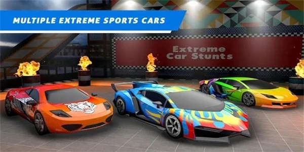 极限坡道赛车特技赛截图3