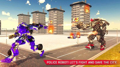 警察机器人卡车模拟截图4