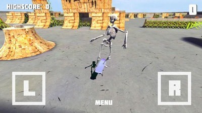 骷髅滑板截图2