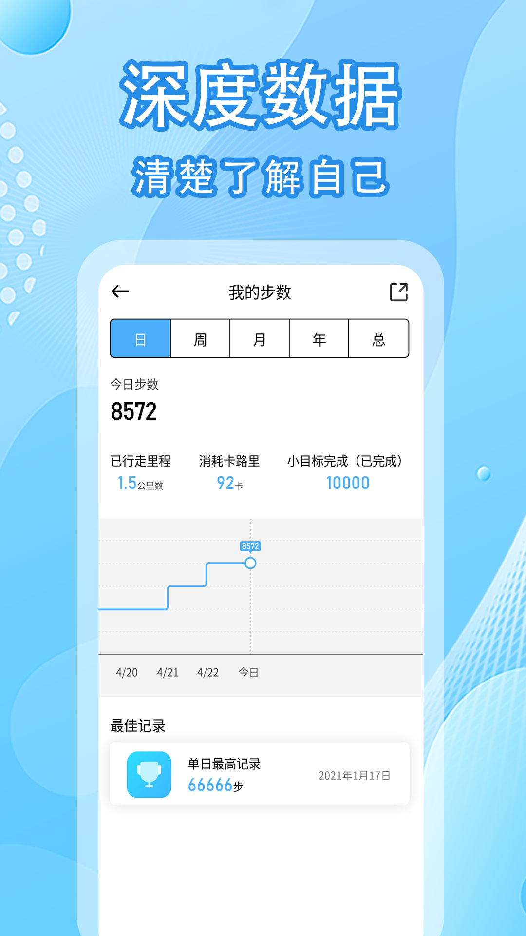 走路计步器截图3