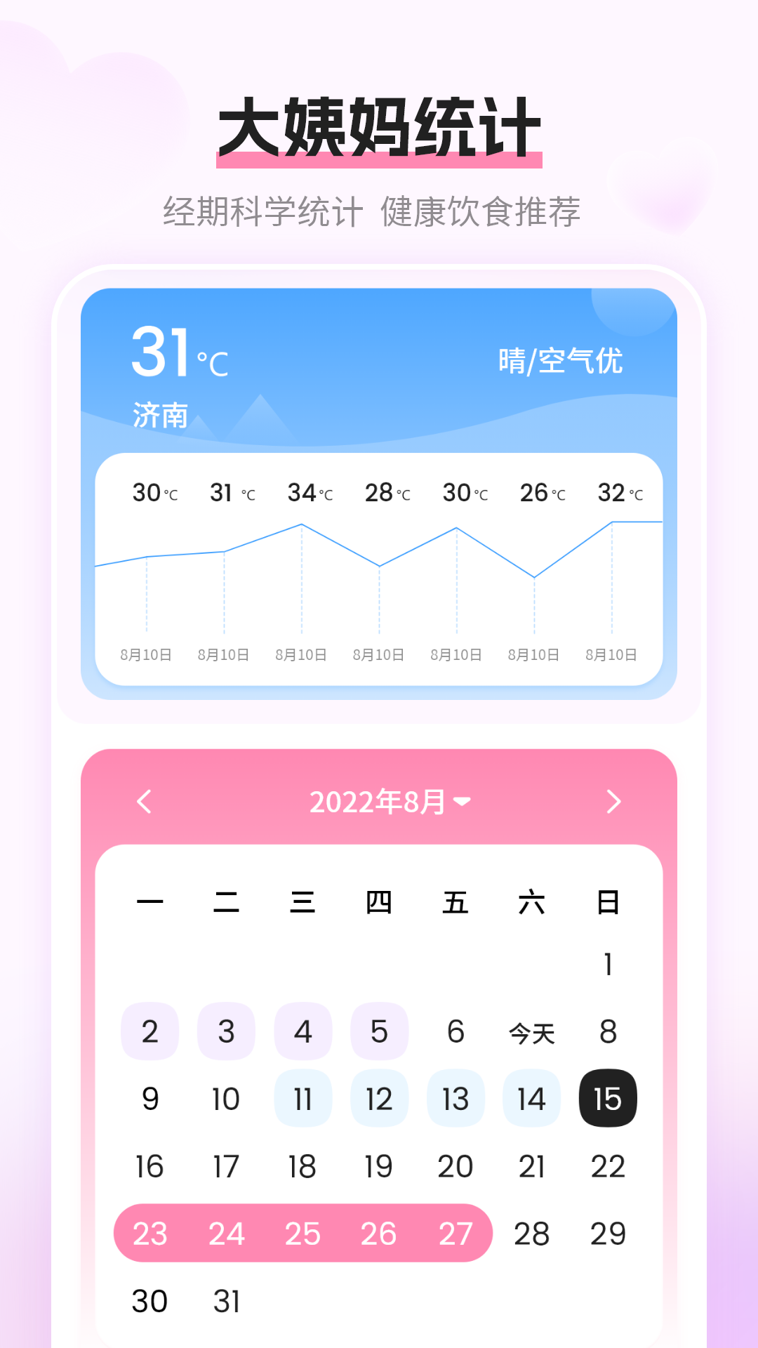 经期记录截图3