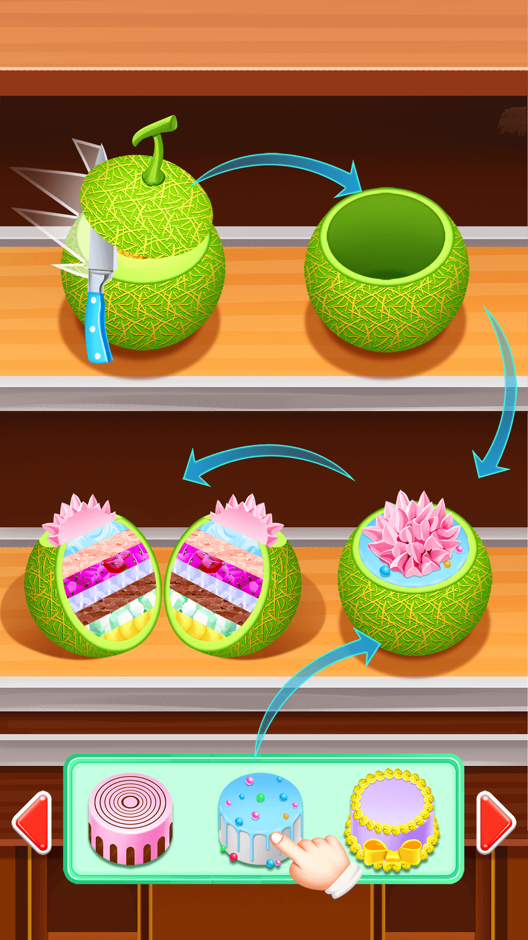制作美味蜜瓜蛋糕截图4