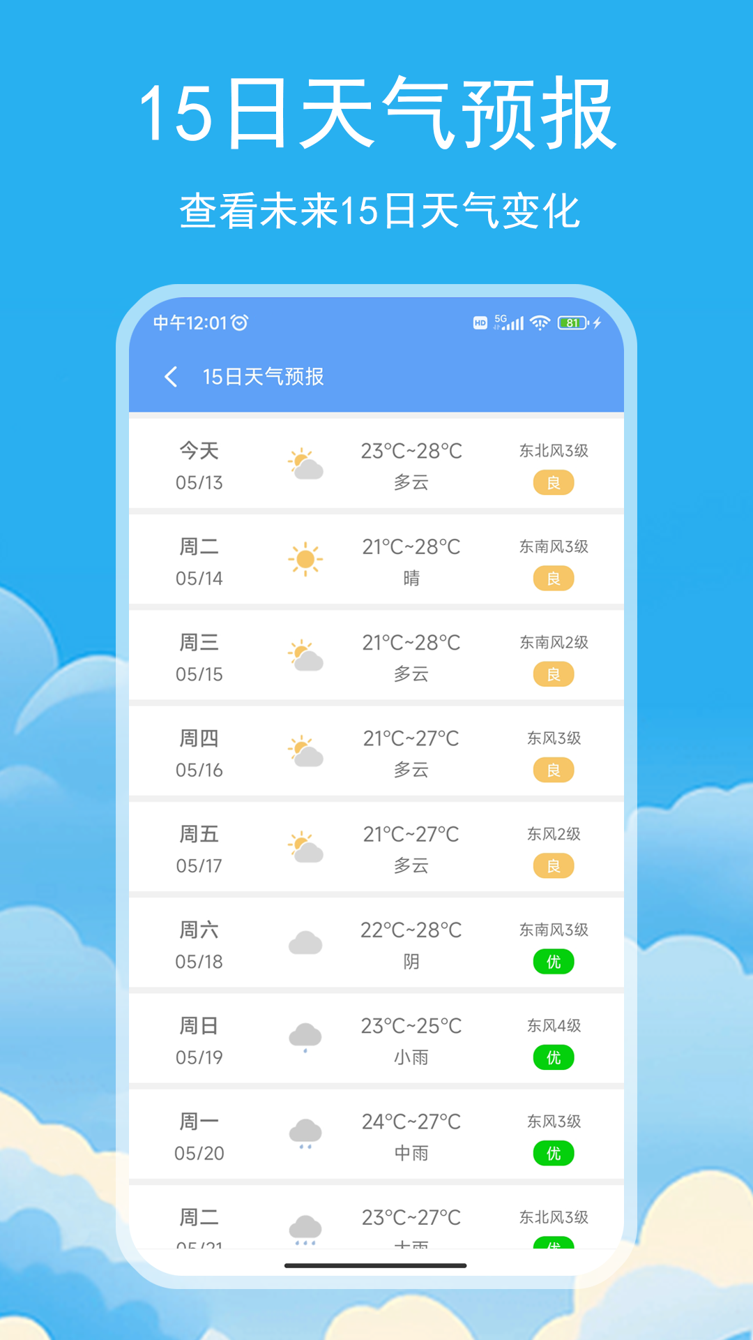 松鼠天气截图5