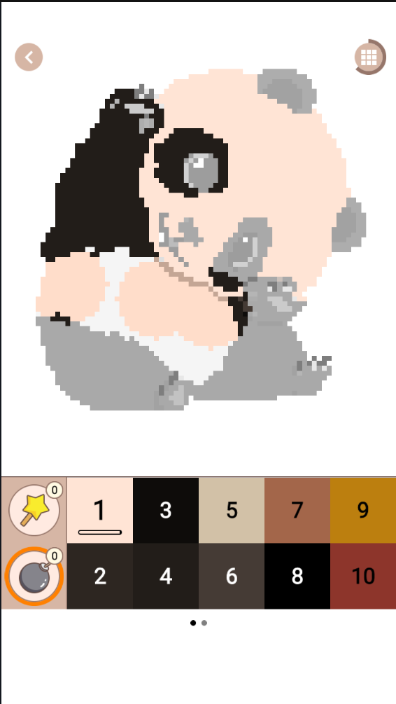 十字绣涂色游戏截图1