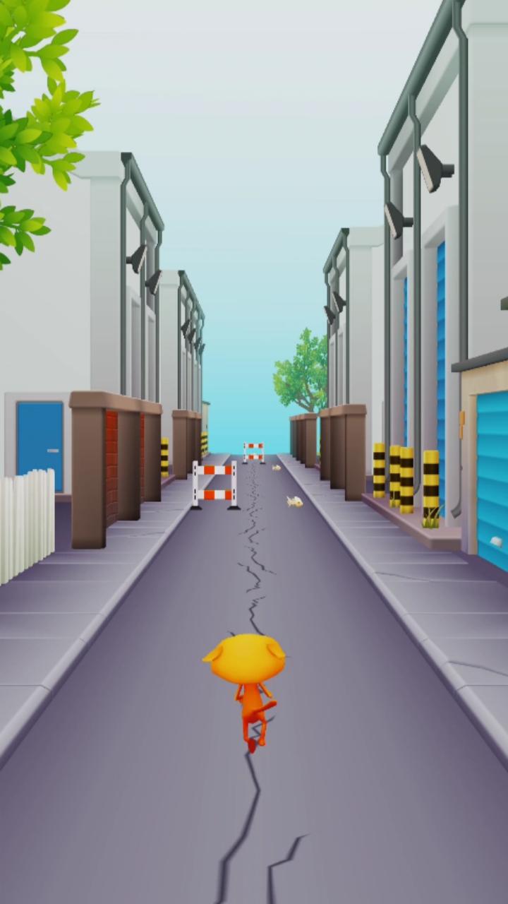 懒猫跑酷截图1
