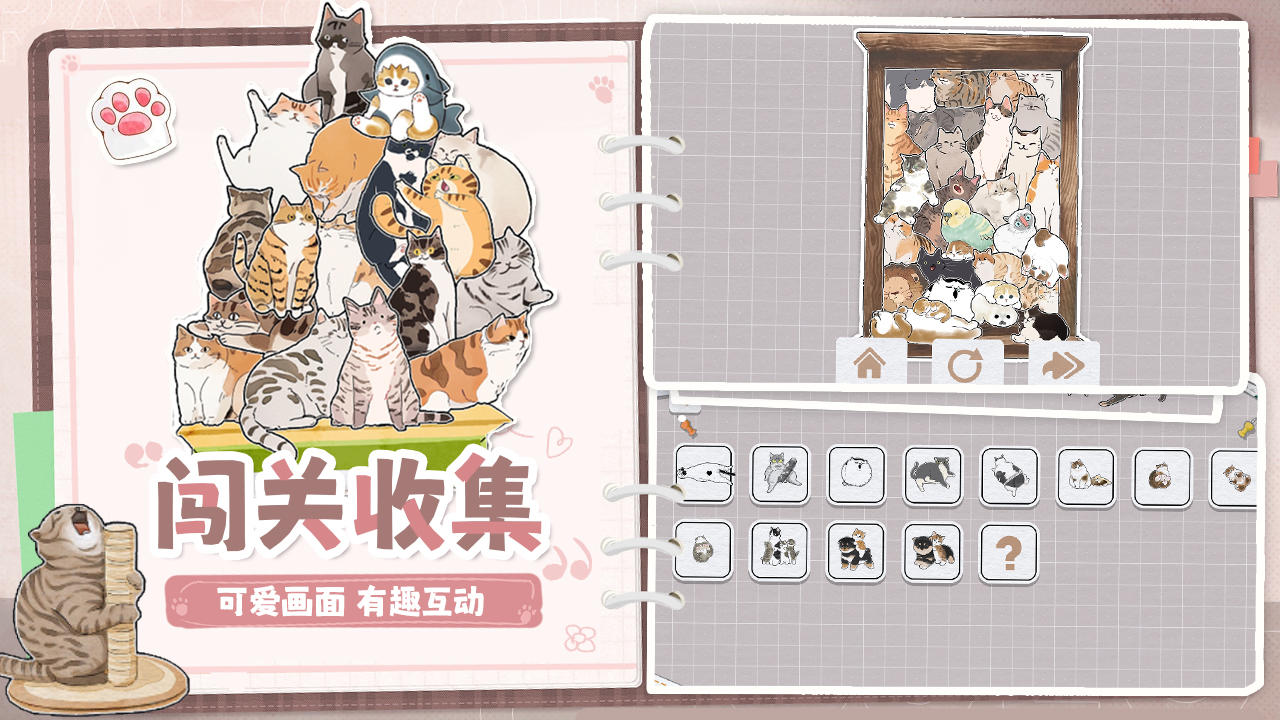 挤在一起的猫猫截图5