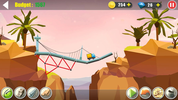 真实桥梁建设模拟游戏截图1