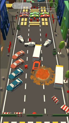障碍道路碰撞3d截图1