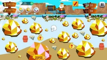 超级黄金矿工截图2