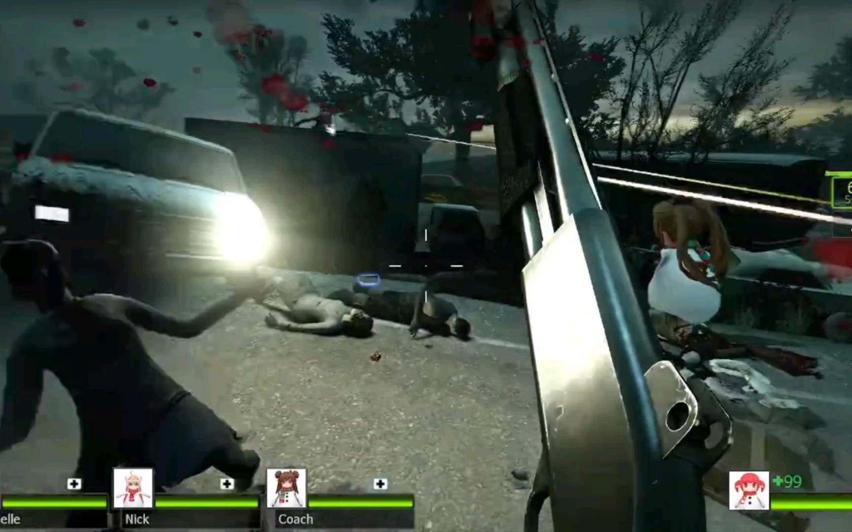 "求生之路2"的丧尸模式与其他僵尸游戏最大的区别在于,无论是玩家或是