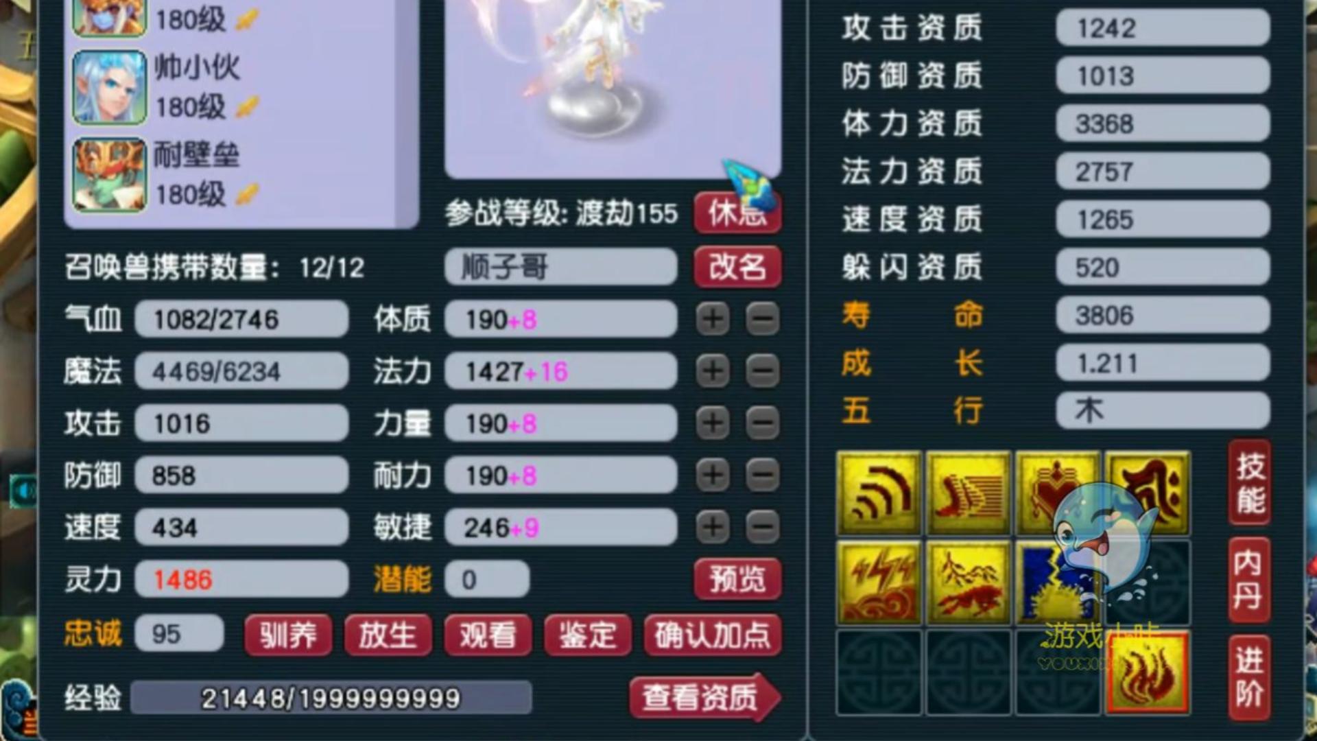 梦幻西游手游法系职业带什么神兽