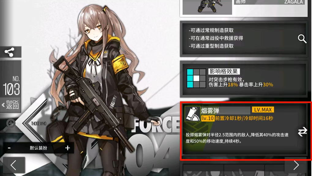 少女前线ump45强度怎么样
