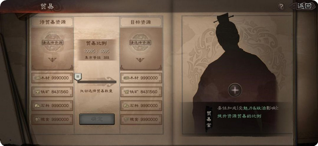 三国志战略版贸易官什么属性