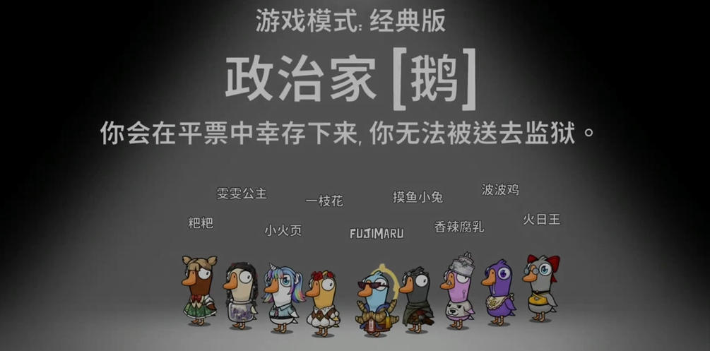 鹅鸭杀政治家在哪个地图
