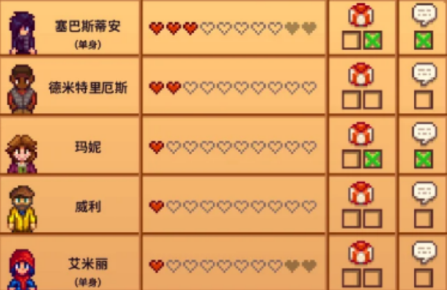 星露谷物语村民好感度机制是什么 星露谷物语村民好感度机制是什么