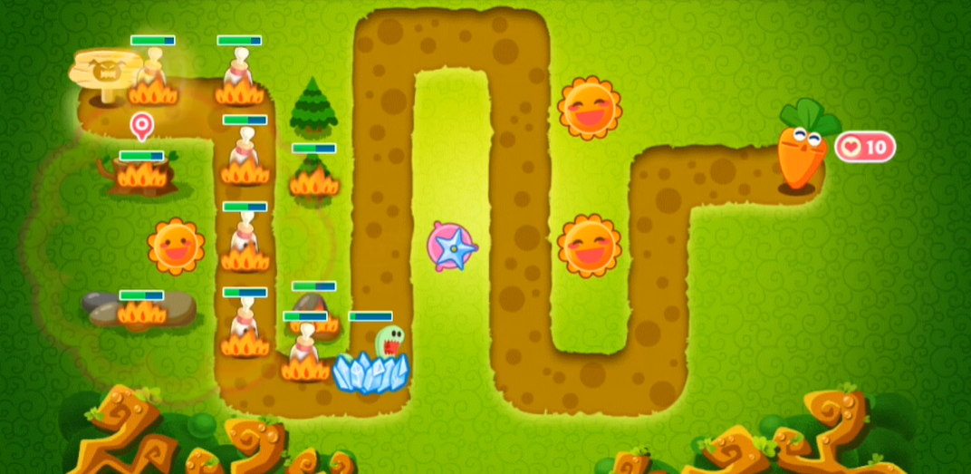 保卫萝卜丛林第4关怎么过