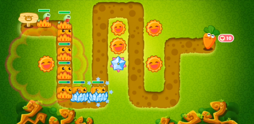 保卫萝卜丛林第4关怎么过