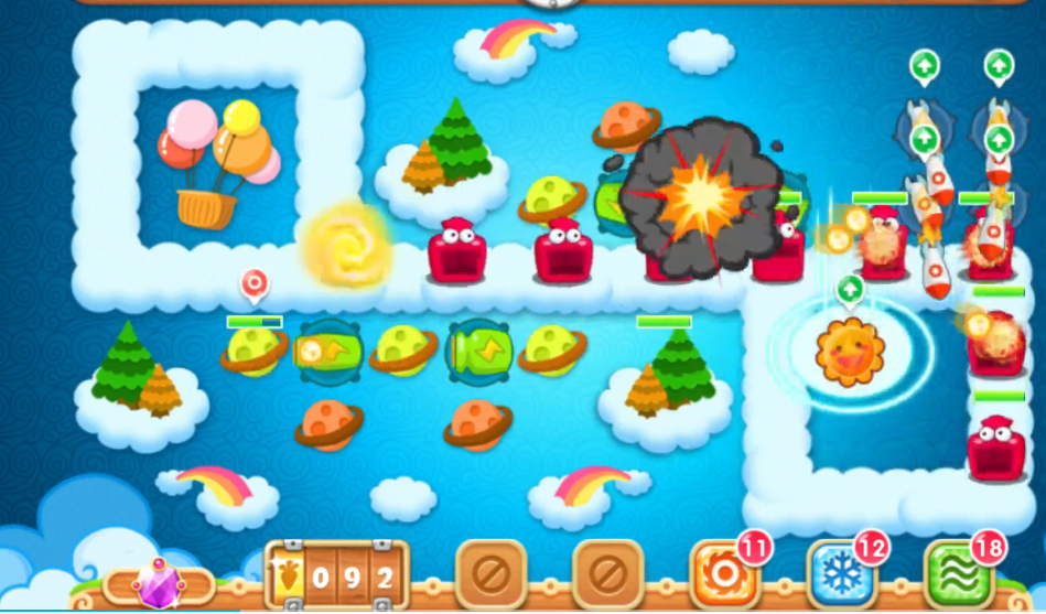 保卫萝卜怎么玩攻略56关