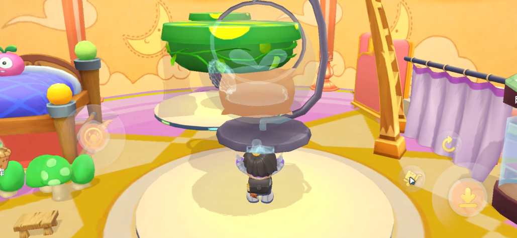 摩尔庄园二层建筑怎么上去