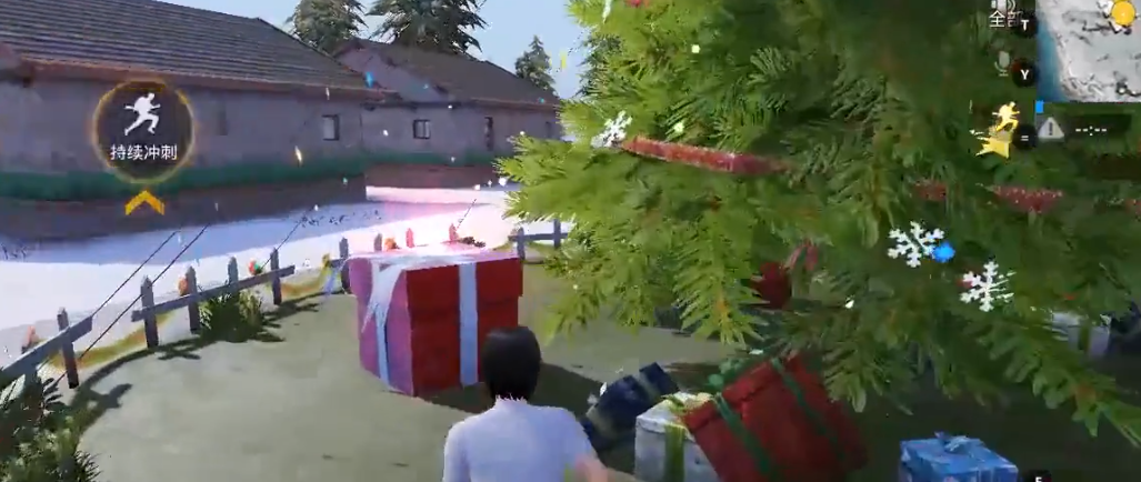 和平精英雪地里的圣诞树在哪