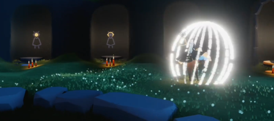 光遇如何带着光转圈