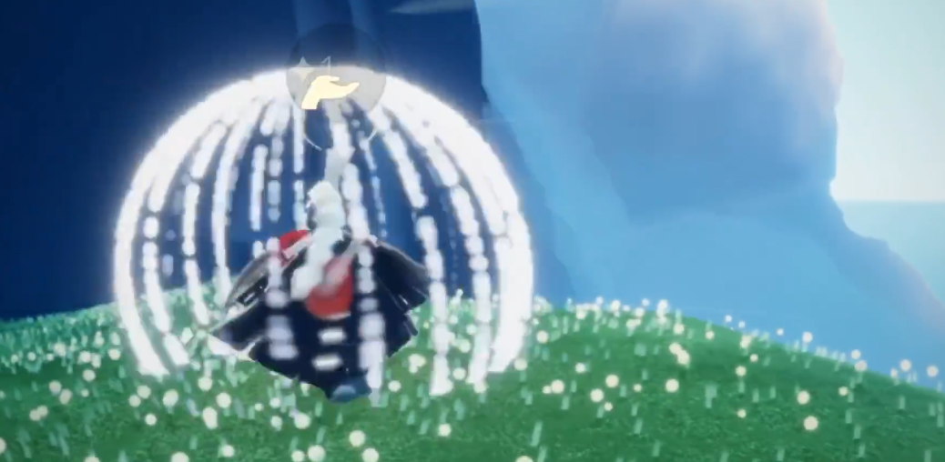 光遇如何带着光转圈