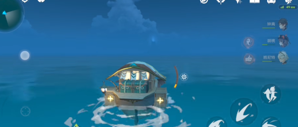 原神麦田里面的船该怎么用