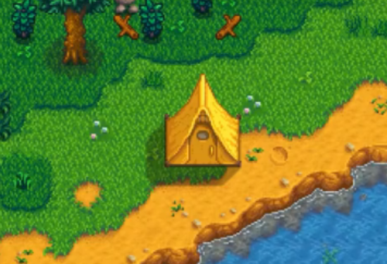 星露谷物语便携帐篷怎么用