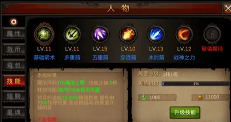 全民奇迹弓箭手属性如何加点