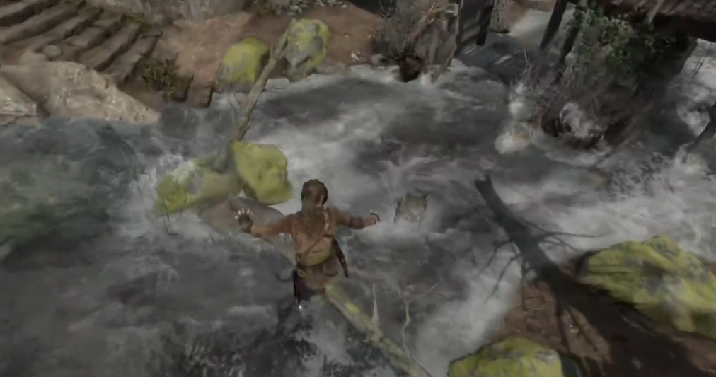 古墓丽影10怎么跳水