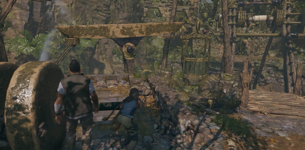 古墓丽影9桥被炸断怎么过