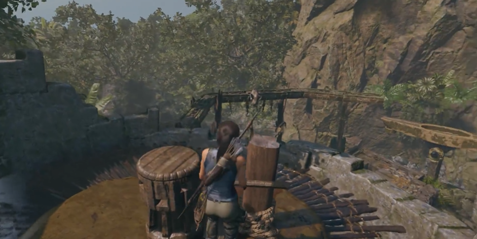 古墓丽影9桥被炸断怎么过