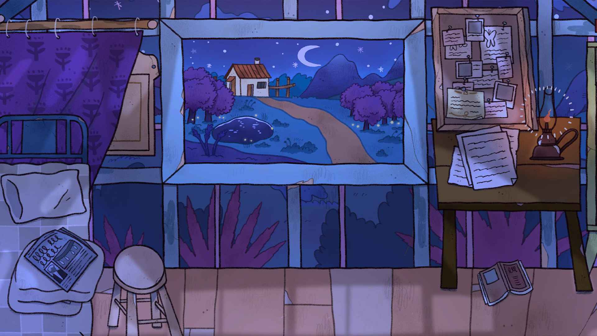 窗台上的蝴蝶截图7