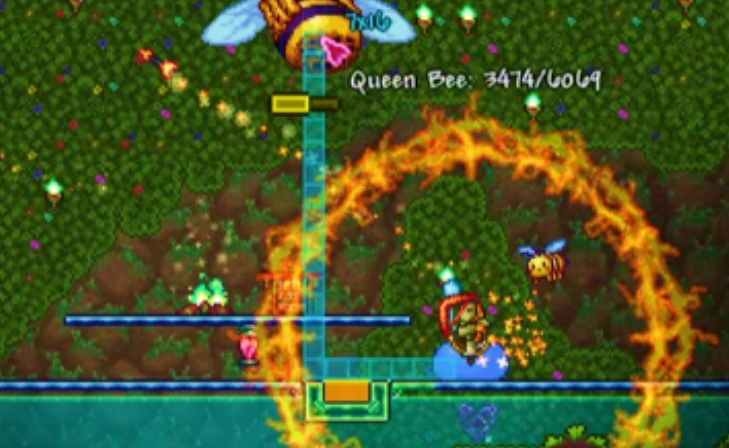 泰拉瑞亚蜂后怎么打