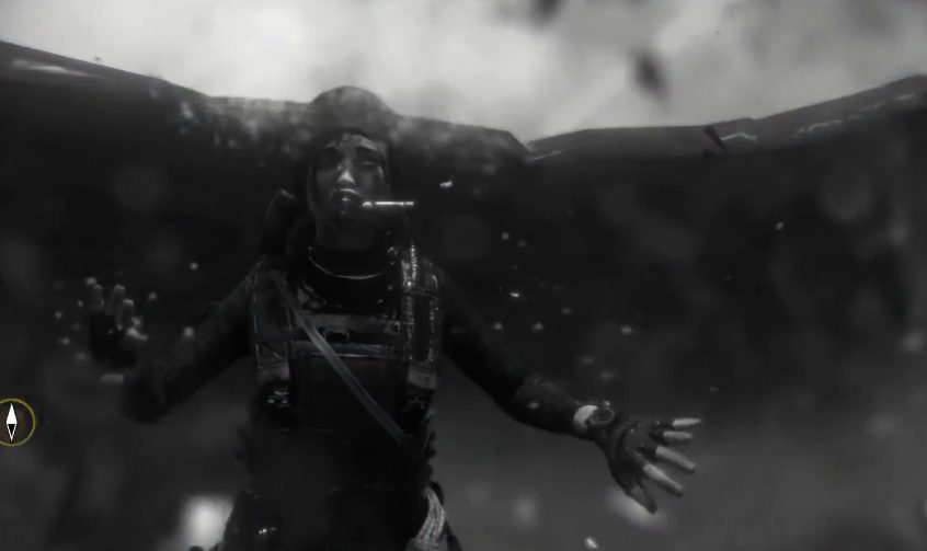 古墓丽影10水底怎么打