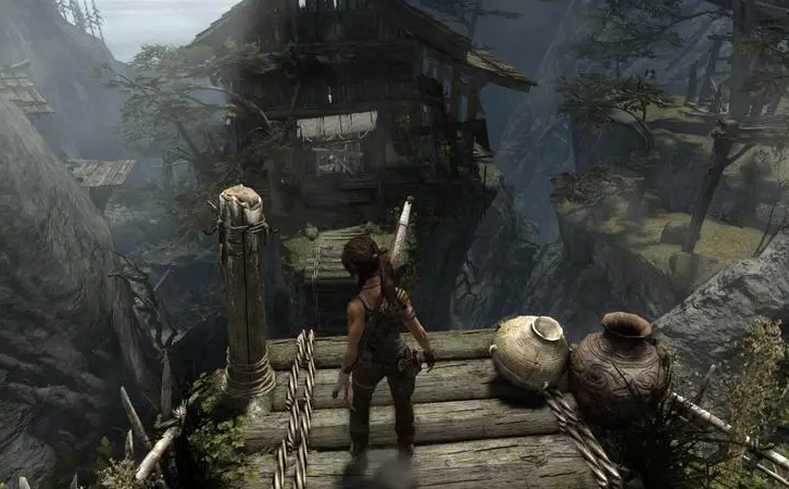 古墓丽影瀑布怎么过