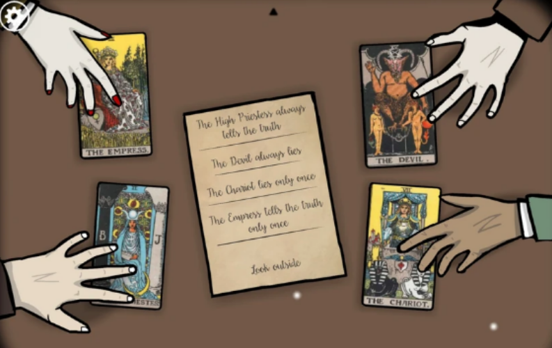 锈湖根源第十八关撒谎游戏过关思路是什么