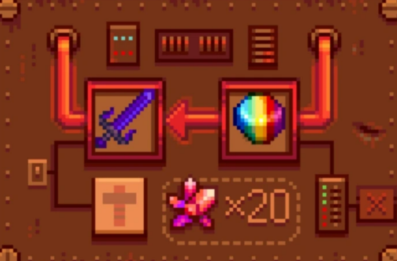 星露谷物语武器怎么锻造