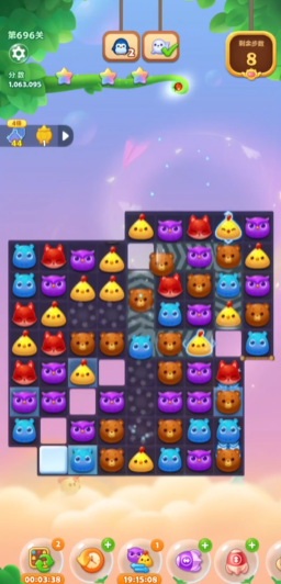 开心消消乐696关怎么过