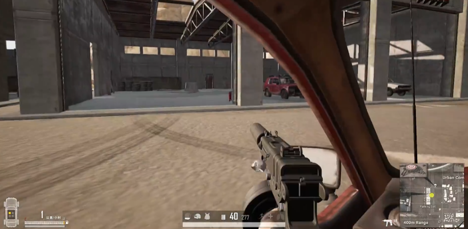 绝地求生一个人在车上如何射击