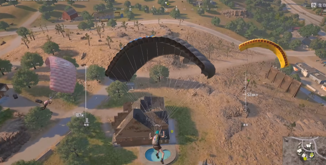 绝地求生如何跳伞准确