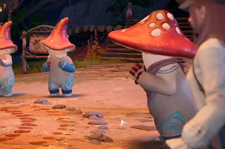 无限暖暖如何完成不思议笑面菇