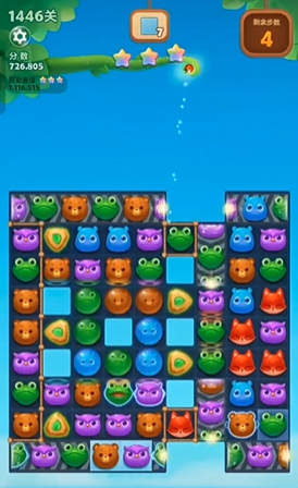 开心消消乐1446关怎么过