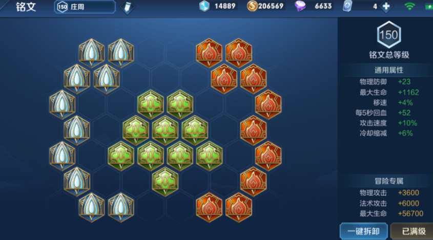 王者荣耀庄周出装顺序怎么排列