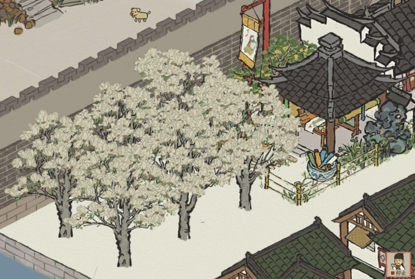 江南百景图玉兰花哪里有