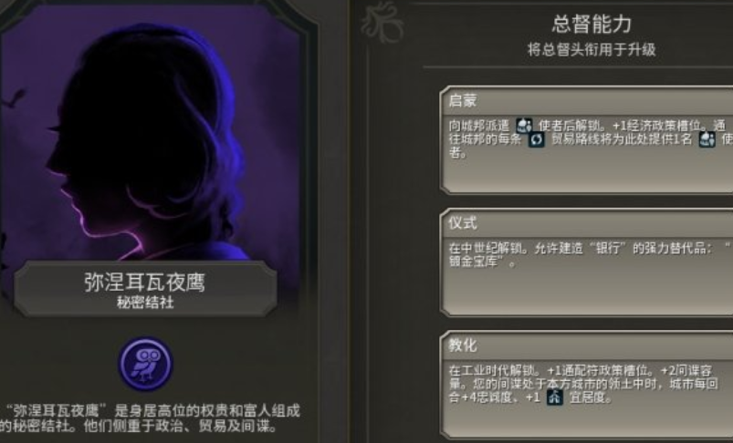 文明6夜鹰结社怎么触发